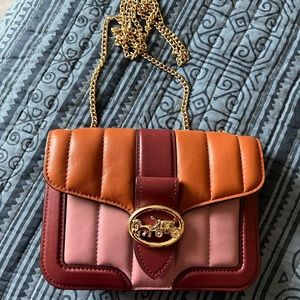 Georgie Crossbody With Colorblock Puffy Quilting